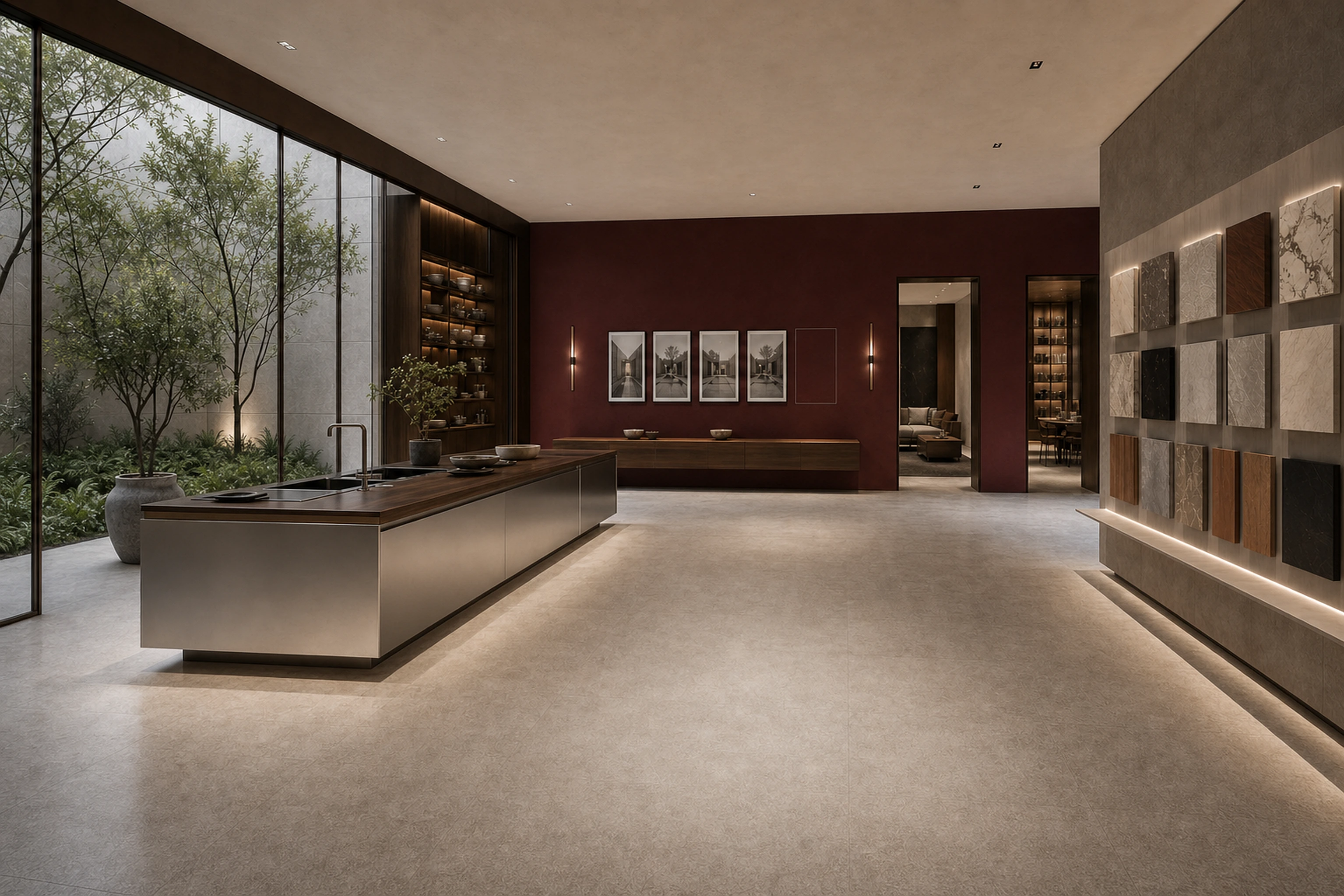 花园酒红展厅